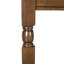 Élégante chaise de salle à manger Alston - paquet de 2 en bois massif avec sangles en cuir tissé pour les salles à manger et le bureau