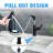 Pull-Down Vessel Faucet - Single Hole Bathroom Sink Faucet with Lift Spout & Dual Spray Modes​-119207571