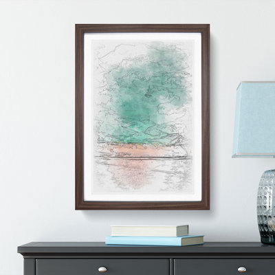 South Beach View In Miami Florida - Single Picture Frame Painting on MDF