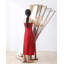 Miroir pleine grandeur en bois massif de style nordique