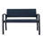 Powder Coated Steel Outdoor Bench