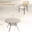4-Person Outdoor Patio Dining Set With Stackable Rattan Chairs-1164610898