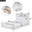 Lit plateforme hydraulique en bois avec tête de lit à DEL avec rangement-411214004-411214006