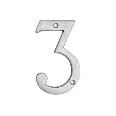 TAYMOR 25-ANC63 6" Classic Aluminum House Numbers Aluminum