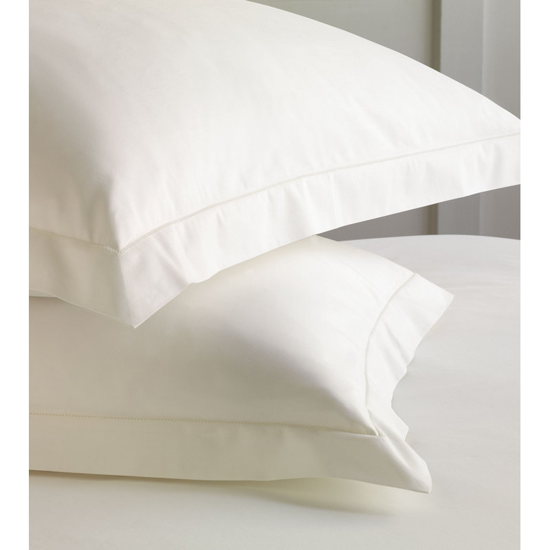 Gianna Cotton Pillow Sham, Ivory, Standard