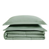 Truly Soft Garment Wash Solid Comforter Set