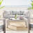 Shore Sunbrella Outdoor Patio Aluminum 4 Piece Set-1856678619