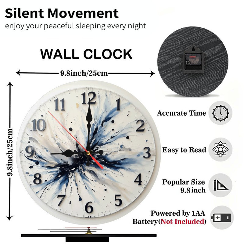 Horloge murale artistique moderne