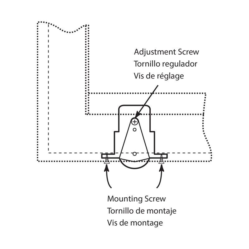 Rouleau de porte moustiquaire en plastique blanc Prime-Line pour portes Andersen