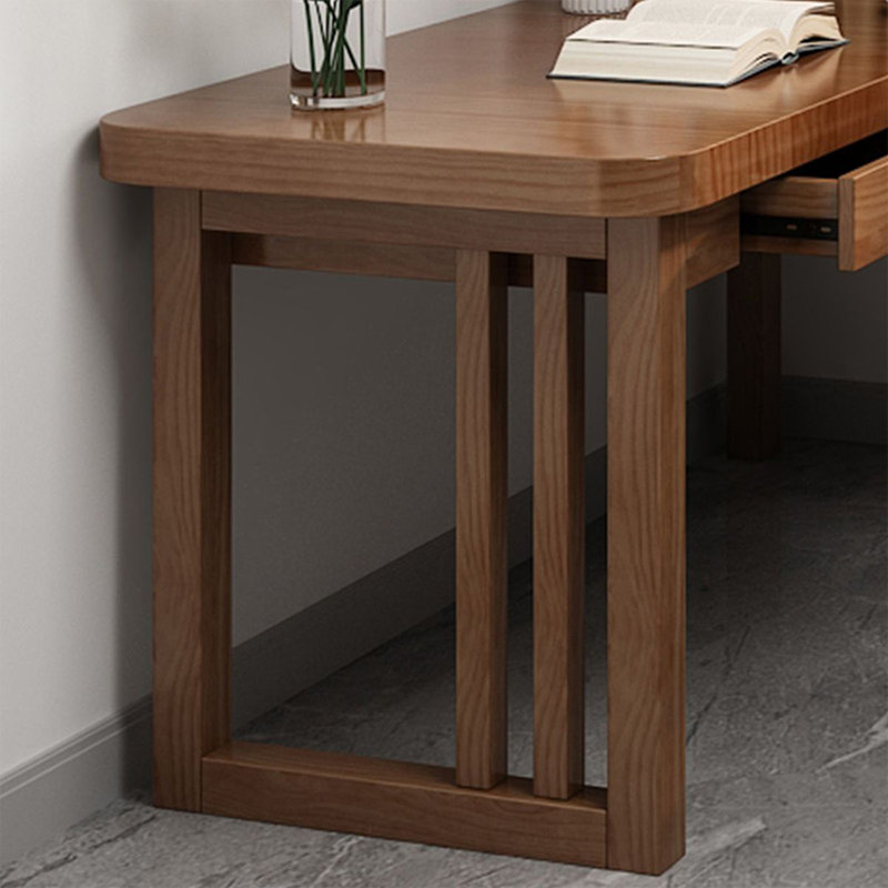 Bureau d'angle moderne et simple en L avec tiroirs, Gauche, 29.53"H*78.74"W*55.12"D