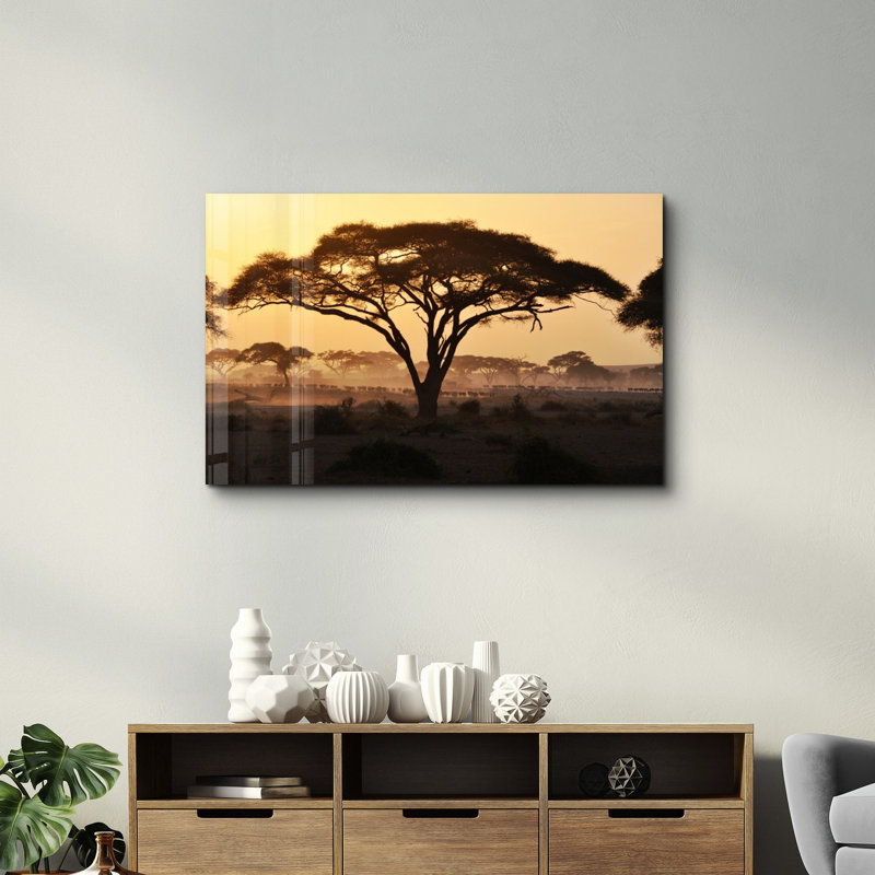 Elegant Tempered Glass Wall Art Painting, 13.8 x 21.7 inches | 100% Tempered Glass, Thickness: 0.16 inches | UV Printed for Vibrant Colors | Perfect for Home Decor, Living Room, & Office Spaces