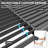 Domi Patio Outdoor Aluminum Louvered Pergola-128832044-128832045