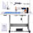 Industrial Sewing Machine, 550W Servo Motor and Table Stand, 5000s.p.m Heavy-duty Lockstitch Sewing Machine, Clear Control Panel and Electro-mechanization Intelligent Start-stop for Easy Use