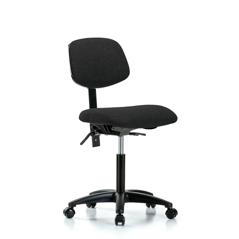 Candice Task Chair, Black, Glides, Tilt Not Included