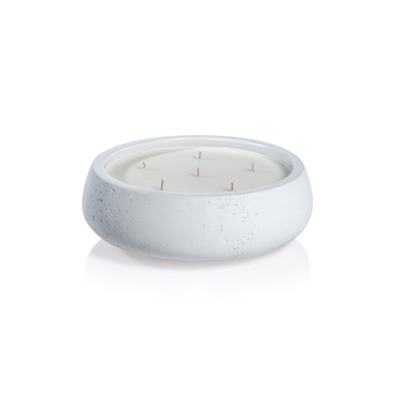 Fresh Scented Tealight Candle with Concrete Holder