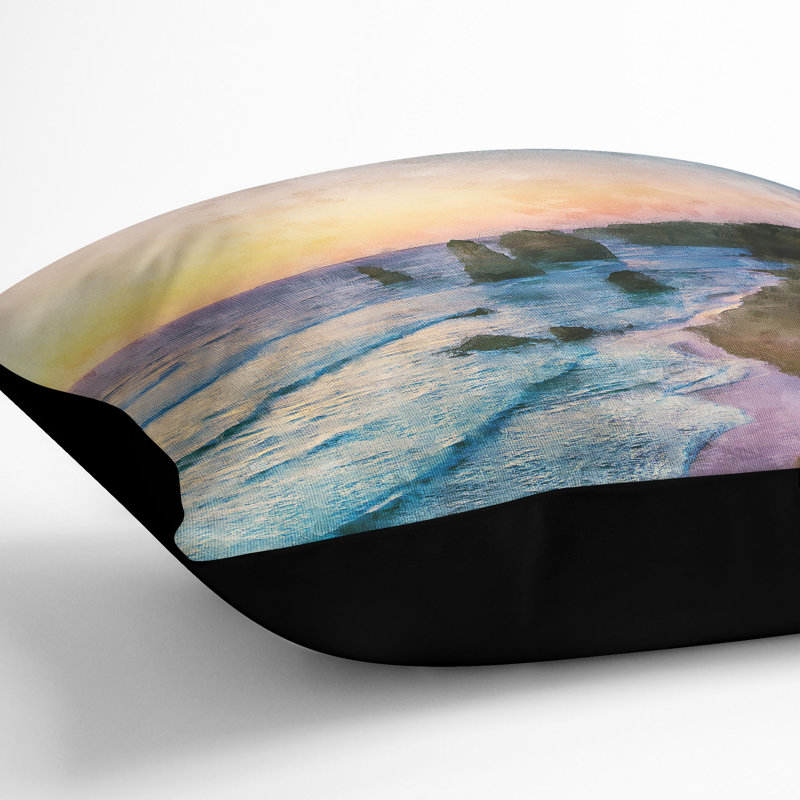 Square Cushion, Black, 40cm H x 40cm W x 15cm D