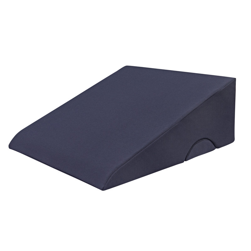  8in Wedge Pillow - Bed Wedge Pillow for Sleeping - Memory Foam Wedge Pillow for Back Pain Relief, Snoring, and Acid Reflux - by Lavish Home