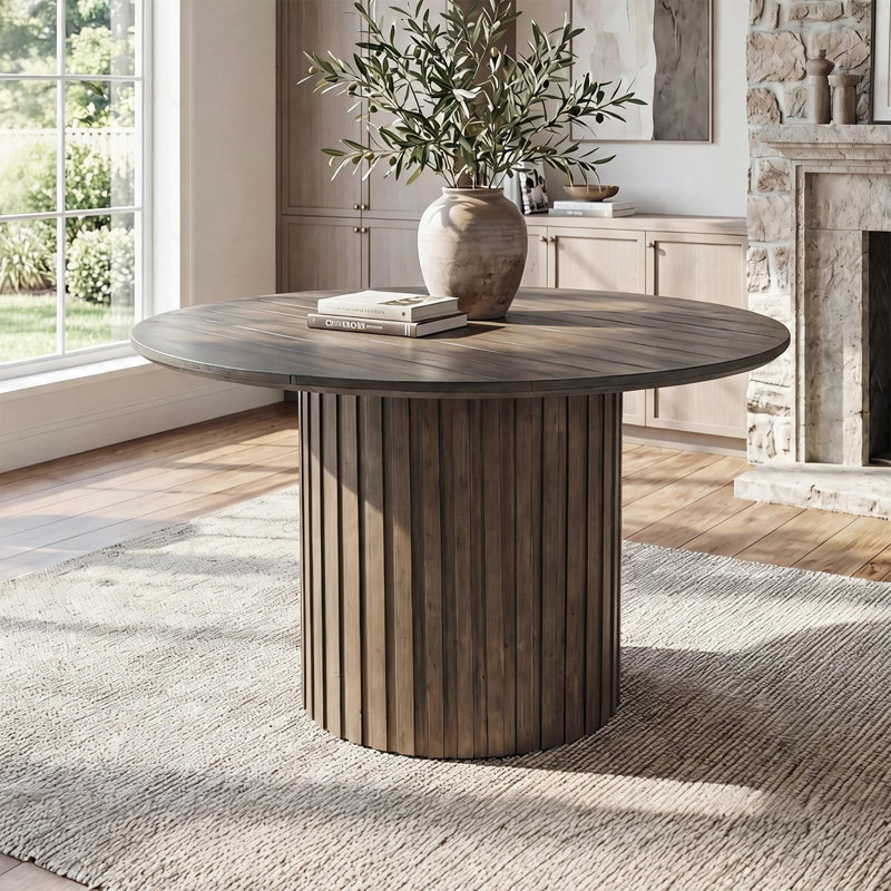 Table de salle à manger American Rustic, Bois espresso