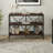 Kira Console Table with Shelves-545860175-545860173