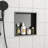 12" X 12" Stainless Steel Shower Niche, Gunmetal Black-98753620-98753621