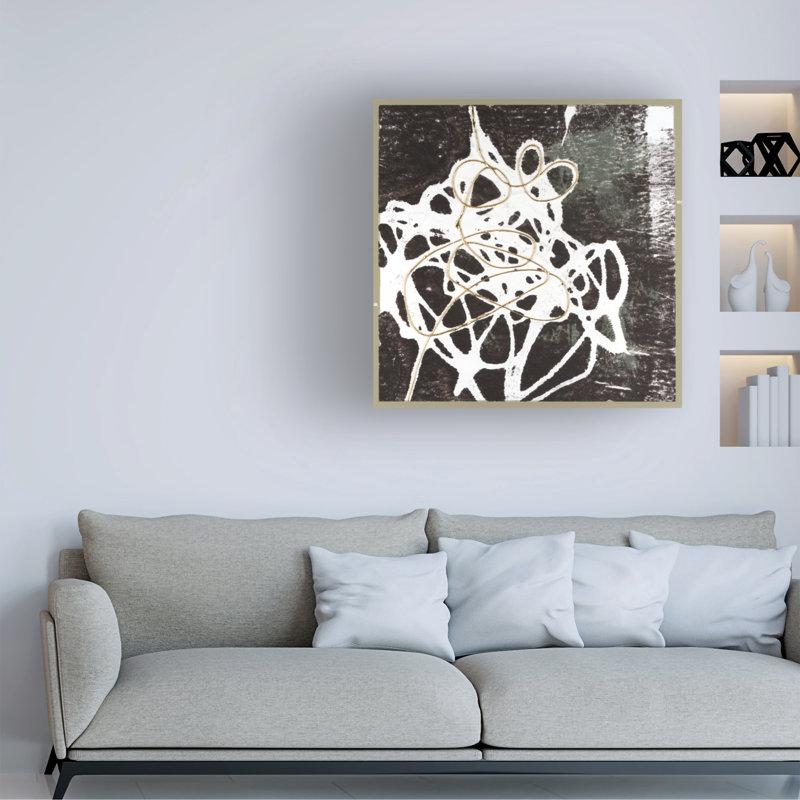 Deep Water Coral Ii sur impression sur toile, H 24 po x l 24 po x P 2 po