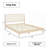 William King Solid Wood Spindle Headboard Bed Frame-1305806819