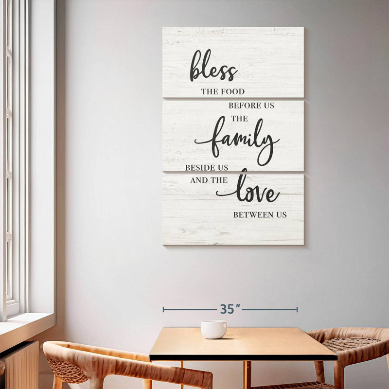 Tergel Bless Family Love, 65" H x 42" W