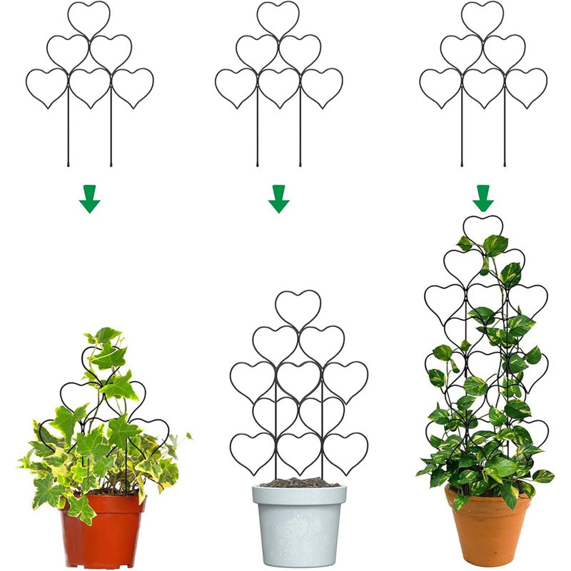 Indoor Plant Trellis For Climbing Plants, Stackable Garden Trell...