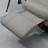 Faux Leather Manual Swivel Recliner - Wood Base, Padded Armrest-785867200
