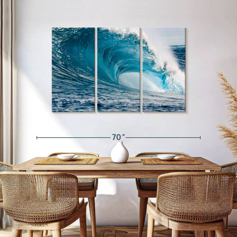 Gillard Powerful Blue Wave, 36" H x 57" W