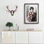 Portrait of a Geisha - Picture Frame Photograph Print-55602026-55602029