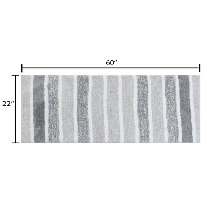 Tapis de couloir Chesapeake Sherrington - 22 po x 60 po, Gris