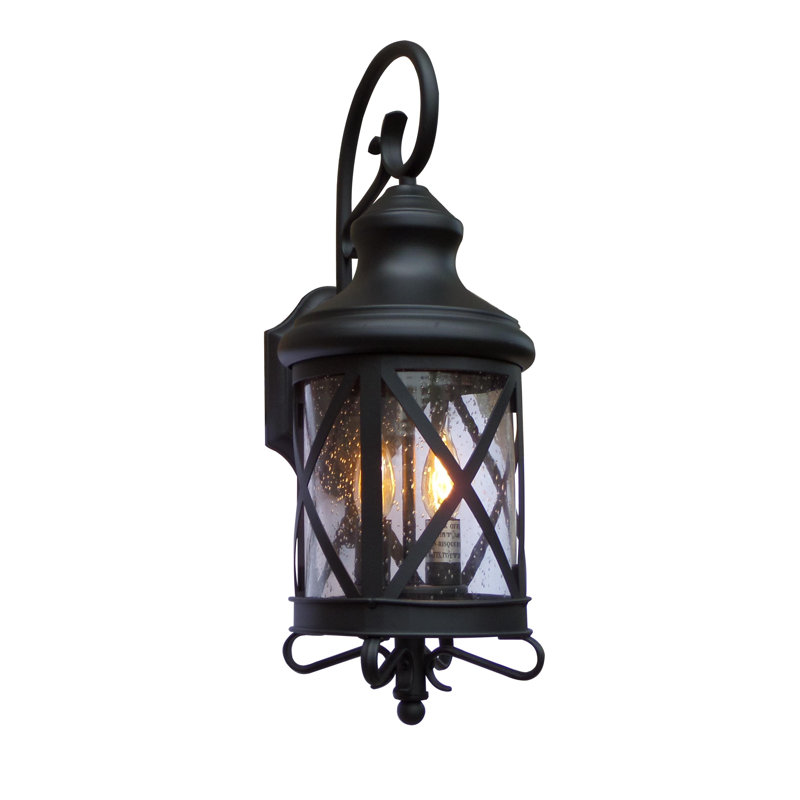 Lanterne murale d'extérieur 2 lumières Luqi, H 19 po x l 7,5 po x P 9,75 po