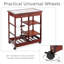 Wood Bar Cart