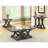 Cappuccino Engineered Wood Entryway Console Table