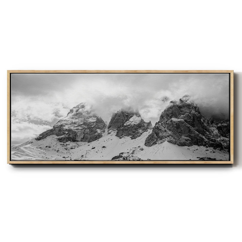 Dolomites- Framed Canvas, 20" H x 50" W