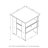 Joseph Side Table Nightstand with Bin Drawer, 2 per set-21216314