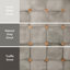 Laverton Octagon Grafito avec taco 7-7 / 8 po X 7-7 / 8 po Carreau de porcelaine pour plancher et mur-112730085