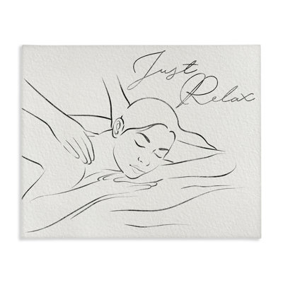 Just Relax Massage Contour Canvas, design by Marcus Prime