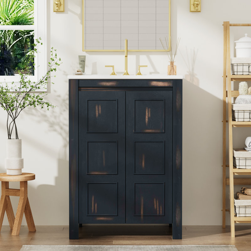 Meuble-lavabo simple l 23,99 po x P 18,29 po x H 33,78 po