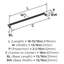 Poignée d'électroménager noir mat de 18 po (457 mm) Balon-111952189-111952192