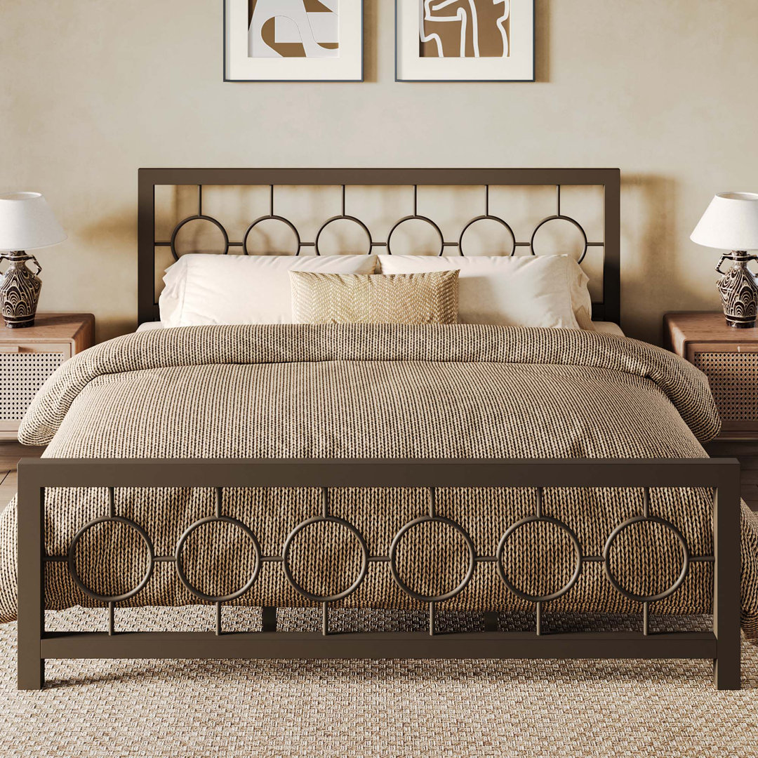 Mauppin Metal Slat Bed Latitude Run®