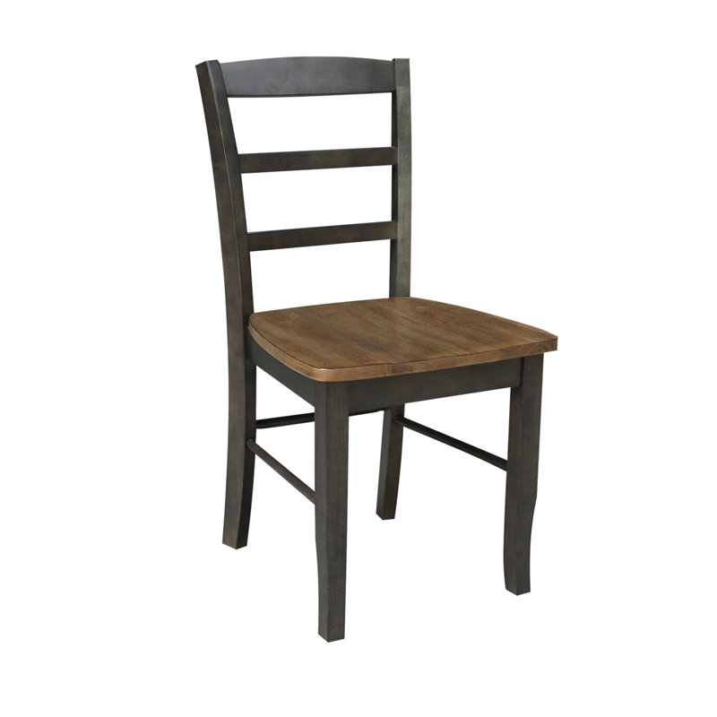 Galbraith Drop Leaf Solid Wood Dining Set, Hickory/Washed Coal