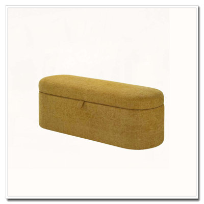 Banc de rangement rembourré