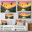 «Hot Air Ballon Bold Scenery II», reproduction sur toile-1418700814-1418700815