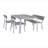 Modem 4 piece dining table set