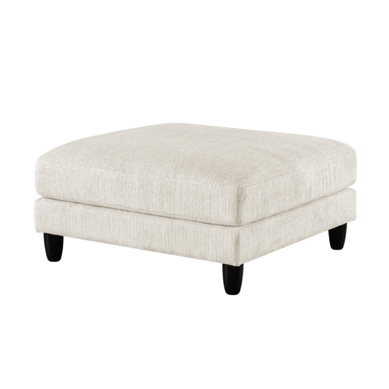 Loowit 40" Modern & Contemporary Fabric Upholstered Modular Ottoman with Versatility for Custom Seating, Foam over Pocket Coils Comfort