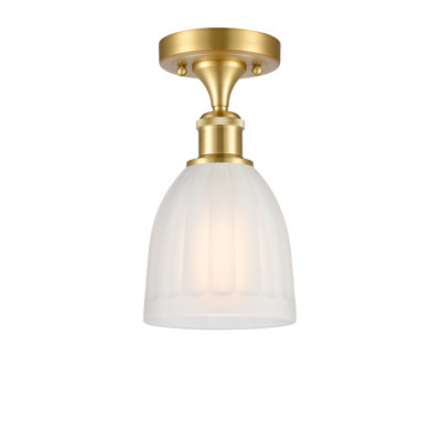 Dunder Glass Semi Flush Mount