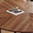 Simple and retro round dining table-1290985633
