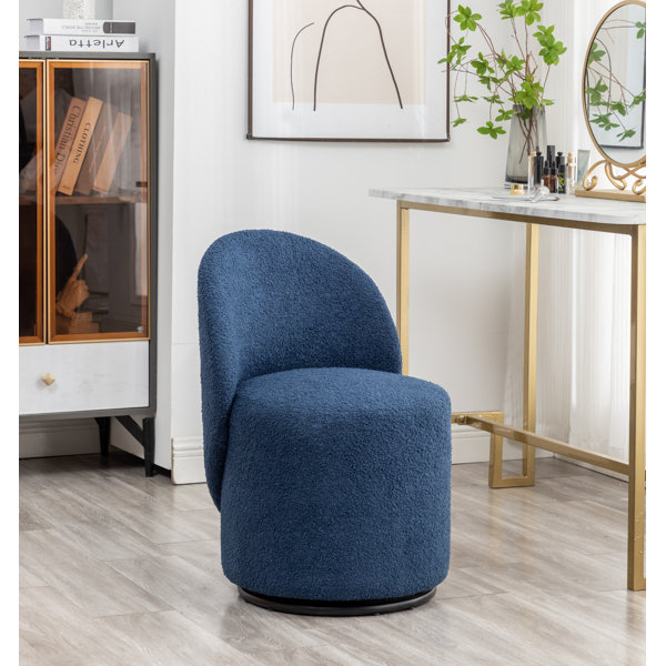 Wade Logan® Annielise Upholstered Swivel Barrel Chair & Reviews | Wayfair